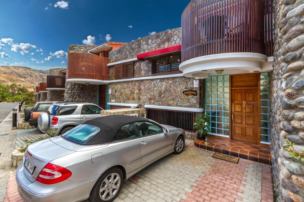 Casa Holmston, Duplex Villa With Hot Tub In Anfi Tauro Topaz Mogán Zewnętrze zdjęcie
