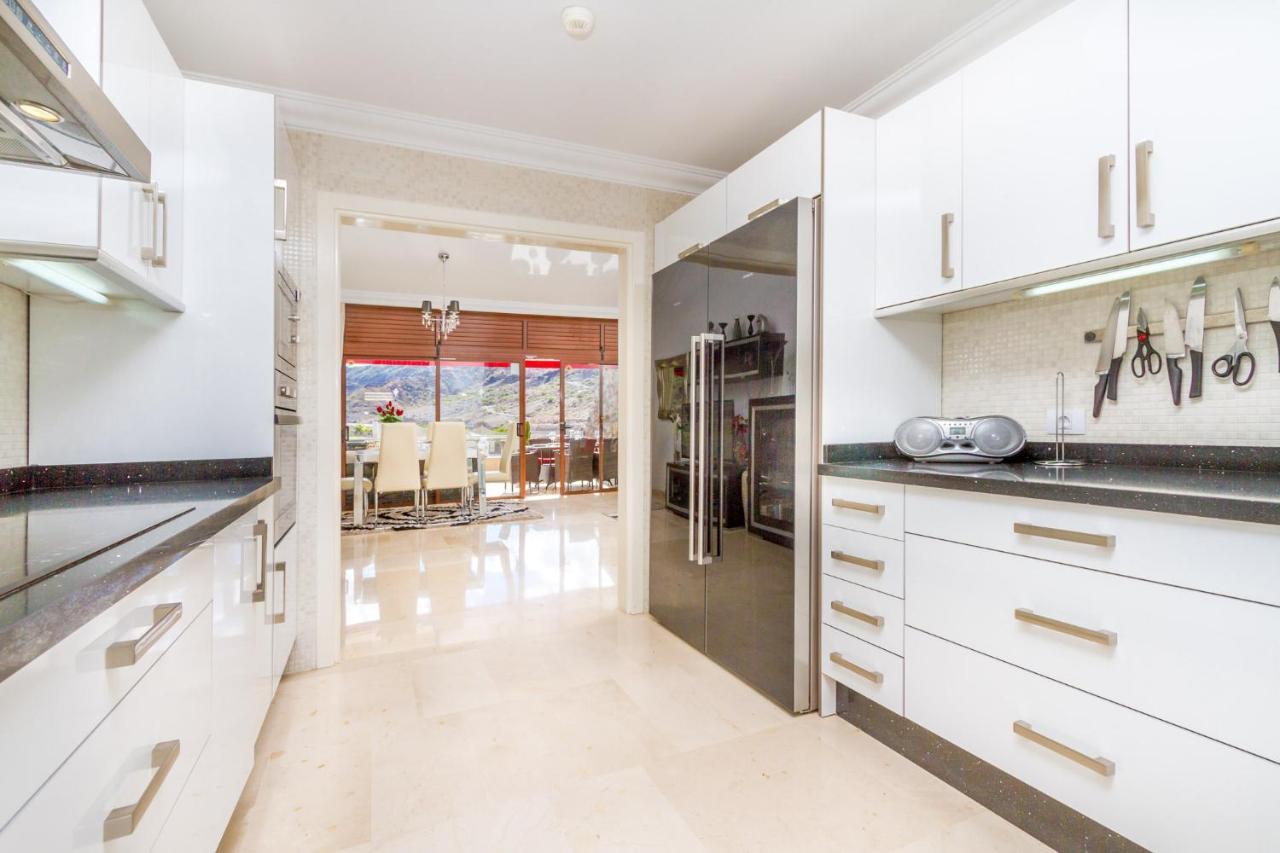 Casa Holmston, Duplex Villa With Hot Tub In Anfi Tauro Topaz Mogán Zewnętrze zdjęcie