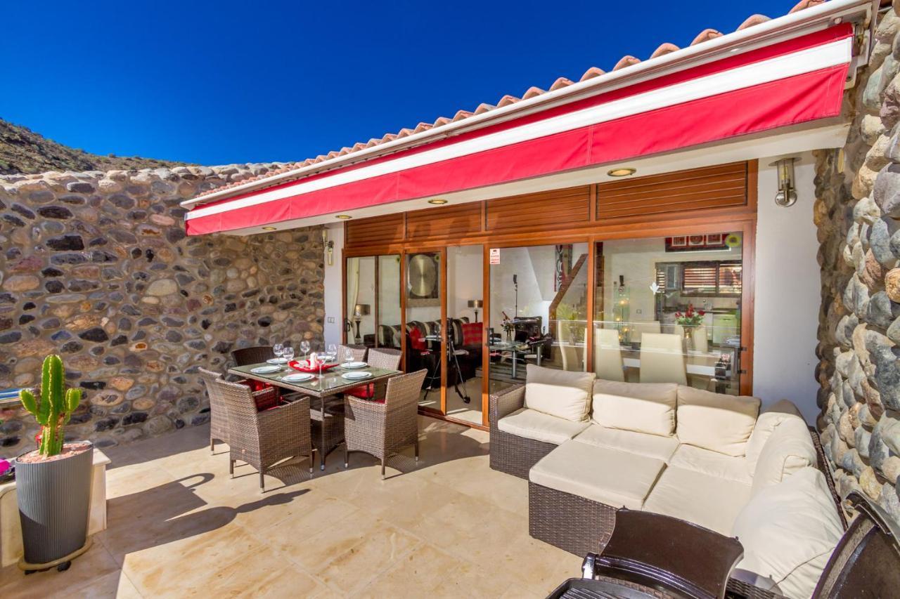 Casa Holmston, Duplex Villa With Hot Tub In Anfi Tauro Topaz Mogán Zewnętrze zdjęcie